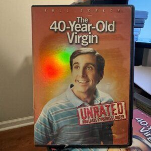 The 40 Year Old Virgin DVD, Unrated,  Full screen